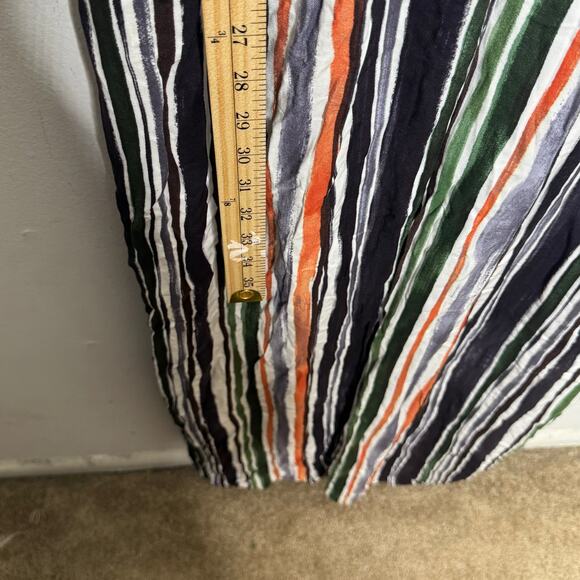 City Chic Women’s Maxi Dress L 20 Jungle Stripe Print V-Neck Short Sleeve - Picture 8 of 16